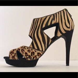 Boston proper cut -out platform heels